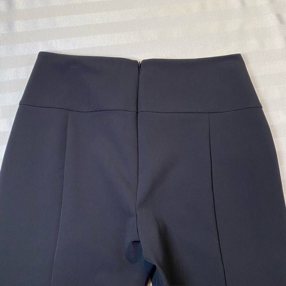 Cabi Classic Black Trousers Sz 6 Smooth Front Back Zip Closure - Picture 8 of 13